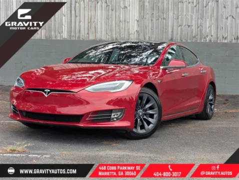 Red 2020 Tesla Model S Long Range Plus for sale in Marietta, GA
