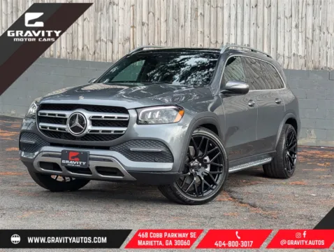 Gray 2021 Mercedes-Benz GLS 450 for sale in Marietta, GA