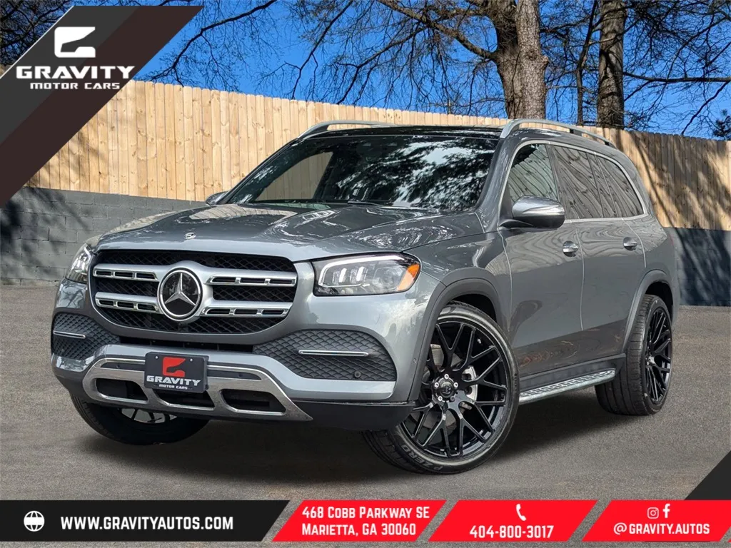 Gray 2021 Mercedes-Benz GLS 450 for sale in Marietta, GA