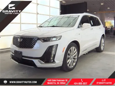 White 2021 Cadillac XT6 Premium Luxury for sale in Marietta, GA