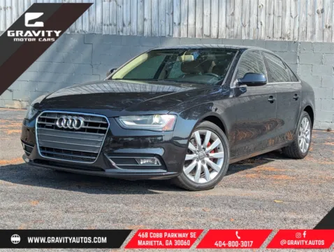 Black 2013 Audi A4 2.0T Premium for sale in Marietta, GA