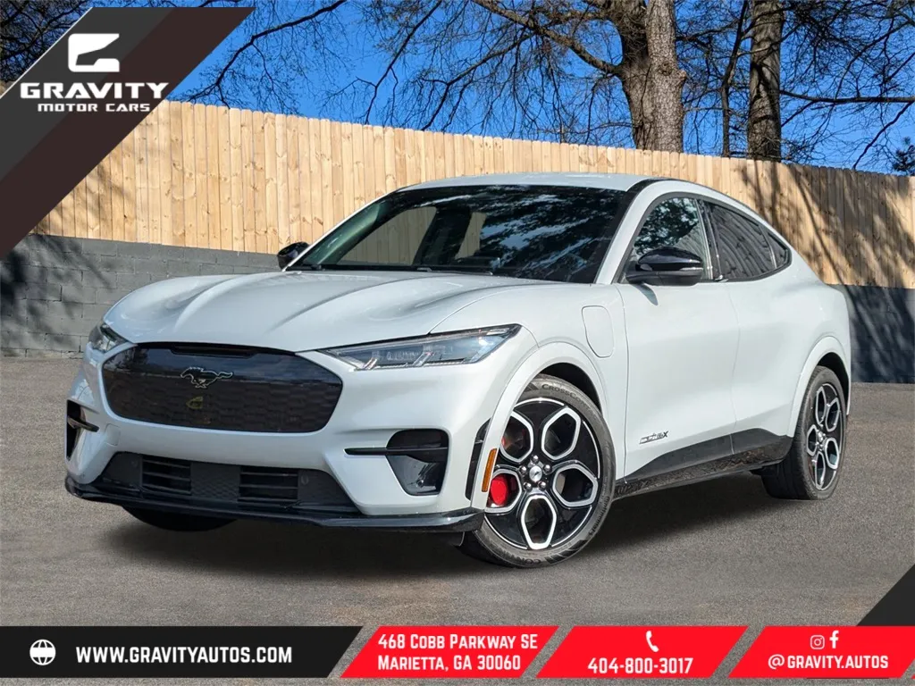 White 2021 Ford Mustang Mach-E GT for sale in Marietta, GA