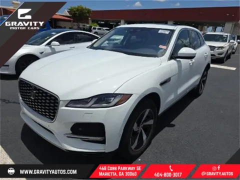 White 2021 Jaguar F-PACE P250 S for sale in Marietta, GA