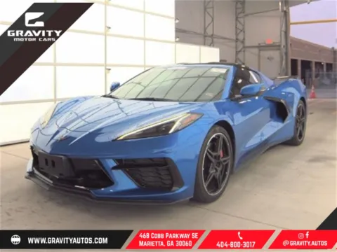 Blue 2022 Chevrolet Corvette Stingray for sale in Marietta, GA
