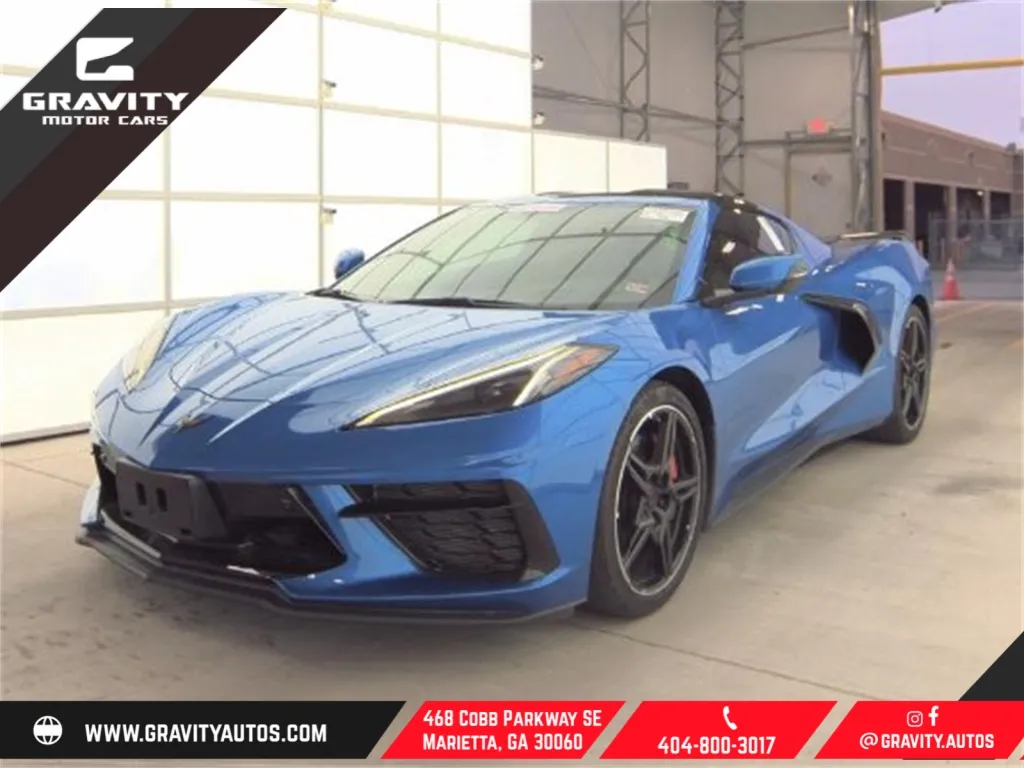 Blue 2022 Chevrolet Corvette Stingray for sale in Marietta, GA