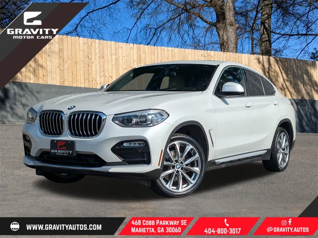 White 2019 BMW X4 xDrive30i for sale in Marietta, GA
