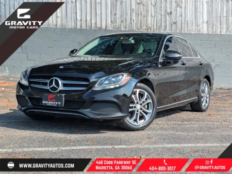 Black 2017 Mercedes-Benz C-Class C 300 for sale in Marietta, GA