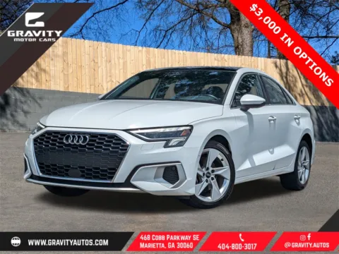 White 2023 Audi A3 40 Premium for sale in Marietta, GA
