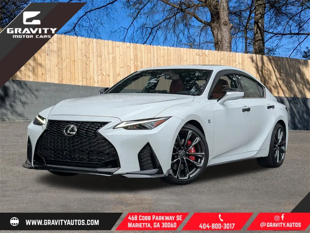 White 2023 Lexus IS 350 F SPORT for sale in Marietta, GA