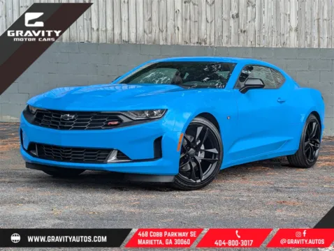 Blue 2023 Chevrolet Camaro 2LT for sale in Marietta, GA