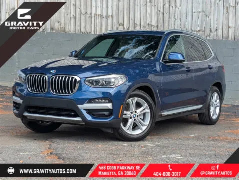 Blue 2021 BMW X3 xDrive30e for sale in Marietta, GA