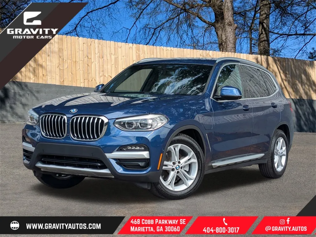 Blue 2021 BMW X3 xDrive30e for sale in Marietta, GA