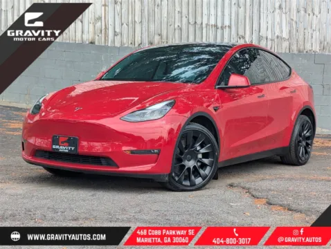 Red 2022 Tesla Model Y Long Range for sale in Marietta, GA