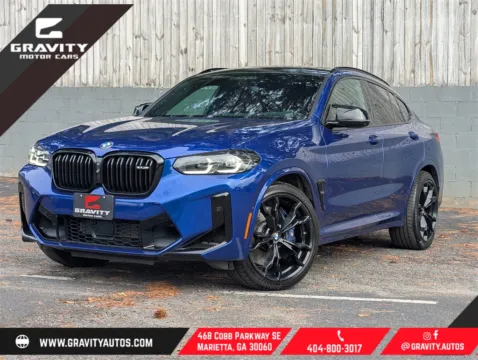 Blue 2022 BMW X4 M for sale in Marietta, GA