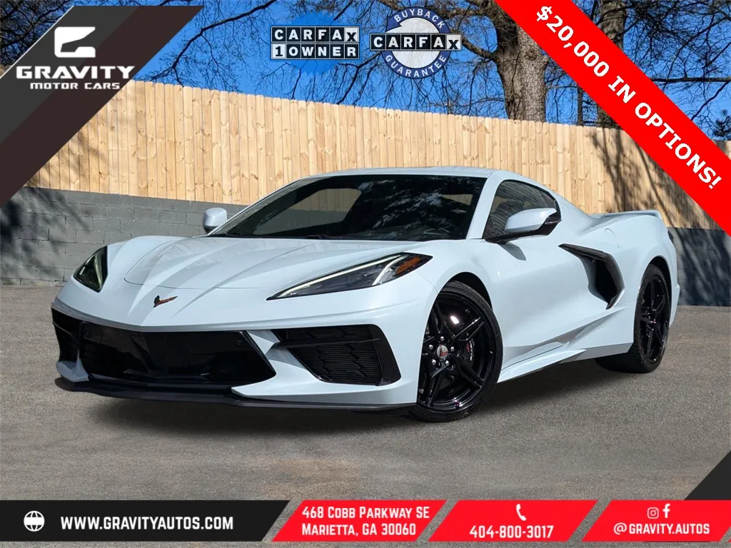 Gray 2020 Chevrolet Corvette Stingray for sale in Marietta, GA