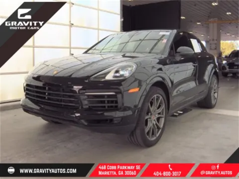 Black 2023 Porsche Cayenne Coupe Platinum Edition for sale in Marietta, GA