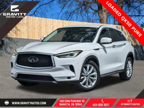 White 2019 INFINITI QX50 PURE for sale in Marietta, GA