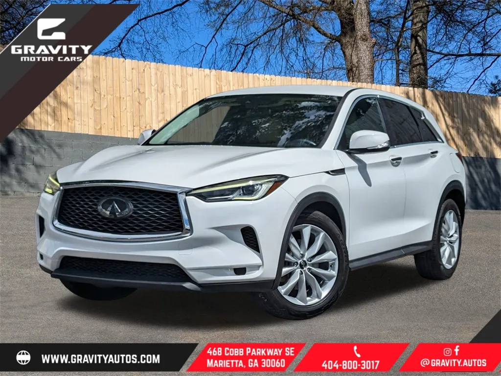 White 2019 INFINITI QX50 PURE for sale in Marietta, GA