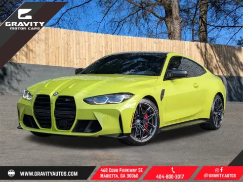 Yellow 2021 BMW M4 Competition for sale in Marietta, GA
