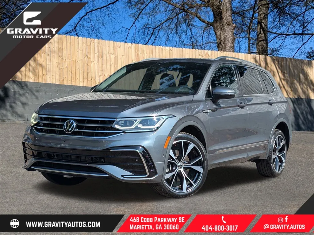 Gray 2022 Volkswagen Tiguan 2.0T SEL R-Line for sale in Marietta, GA