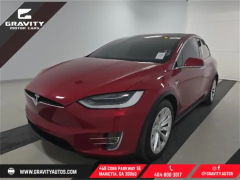 Red 2018 Tesla Model X 100D for sale in Marietta, GA