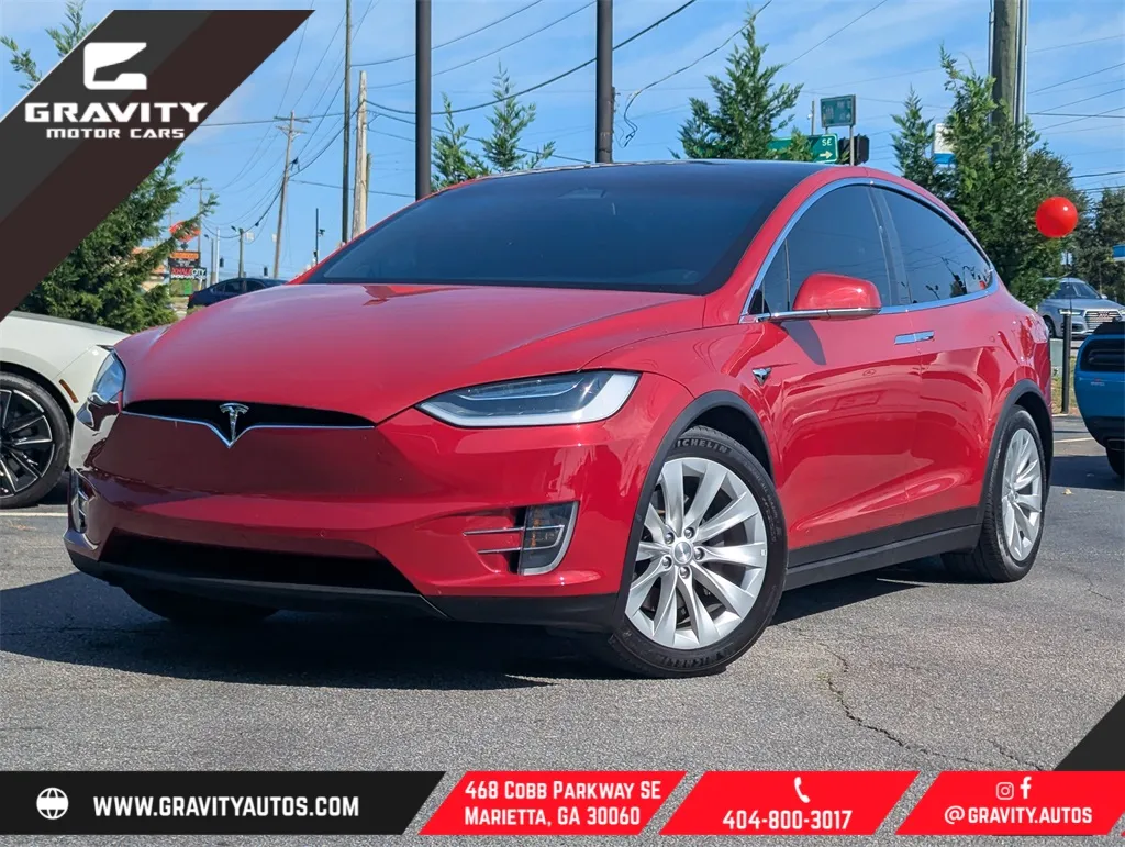 Red 2018 Tesla Model X 75D for sale in Marietta, GA