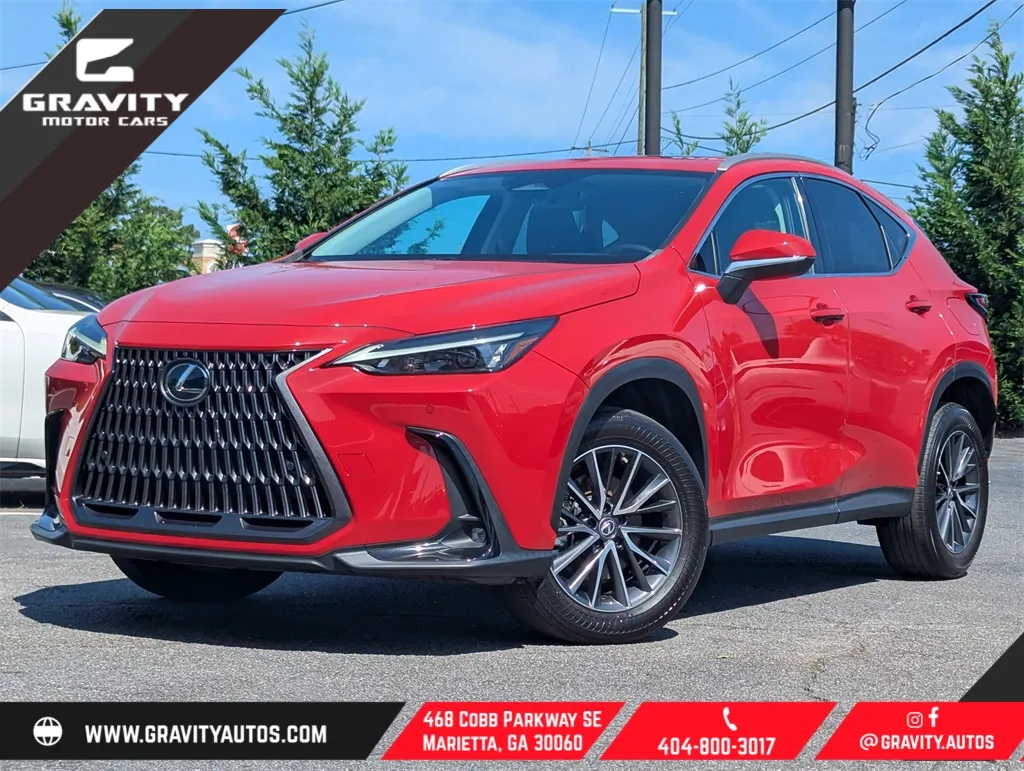 Red 2022 Lexus NX 350 Premium for sale in Marietta, GA