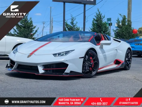 White 2017 Lamborghini Huracan LP580-2S for sale in Marietta, GA