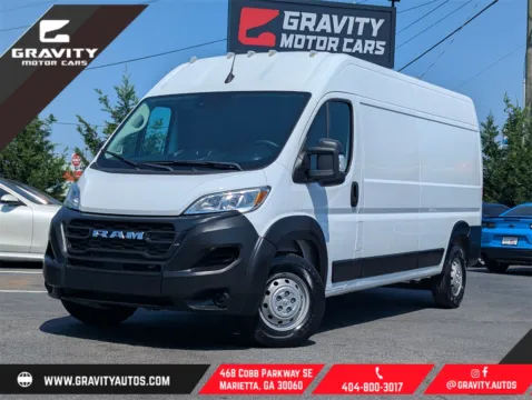 White 2023 Ram ProMaster 2500 High Roof for sale in Marietta, GA