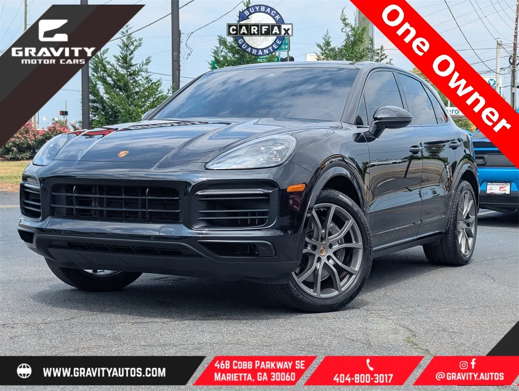Black 2022 Porsche Cayenne Platinum Edition for sale in Marietta, GA