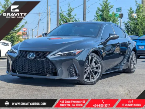 Black 2023 Lexus IS 350 F SPORT for sale in Marietta, GA