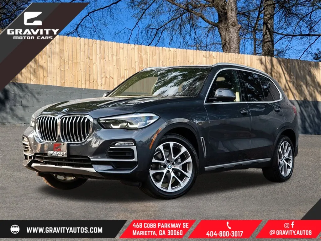 Gray 2019 BMW X5 xDrive40i for sale in Marietta, GA