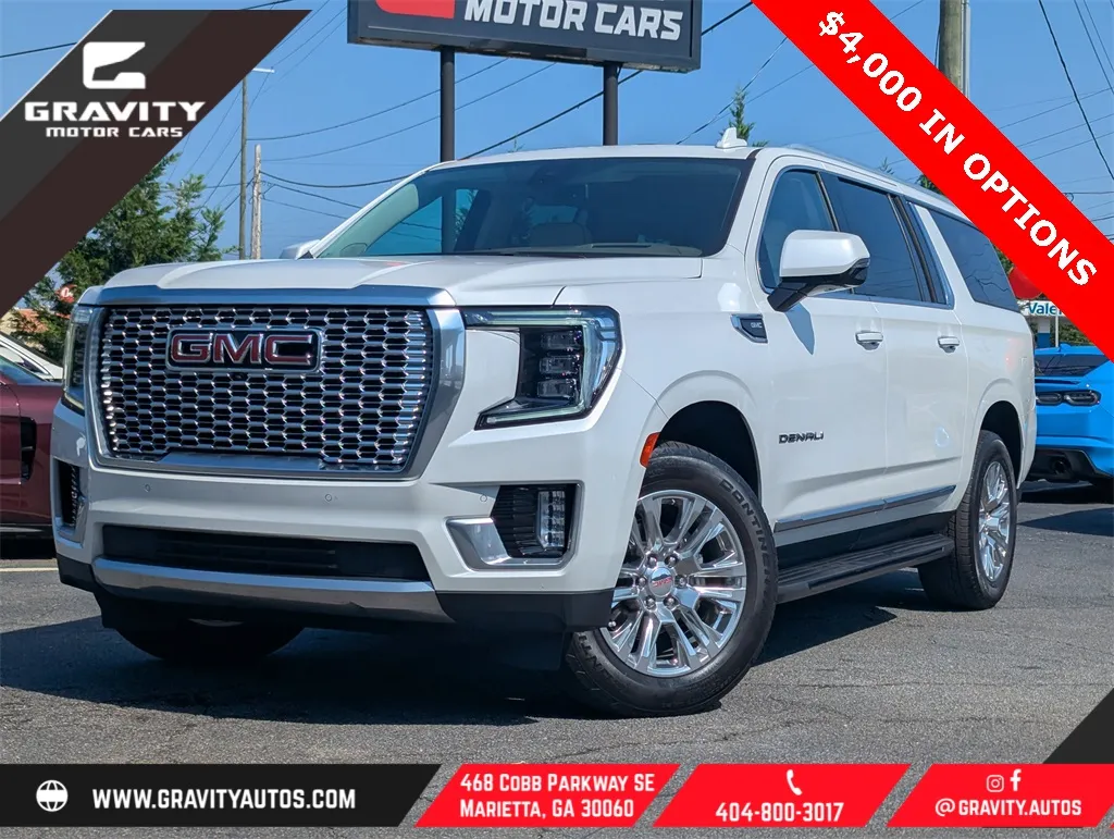 White 2022 GMC Yukon XL Denali for sale in Marietta, GA
