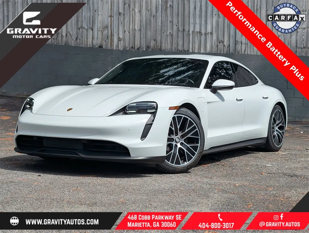 White 2022 Porsche Taycan for sale in Marietta, GA