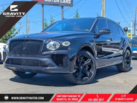 Black 2021 Bentley Bentayga V8 for sale in Marietta, GA