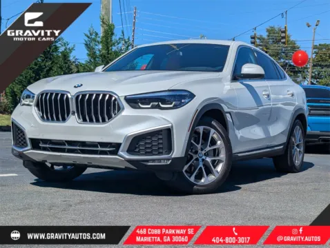 White 2021 BMW X6 sDrive40i for sale in Marietta, GA