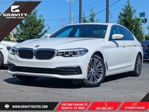 White 2019 BMW 5 Series 530i for sale in Marietta, GA