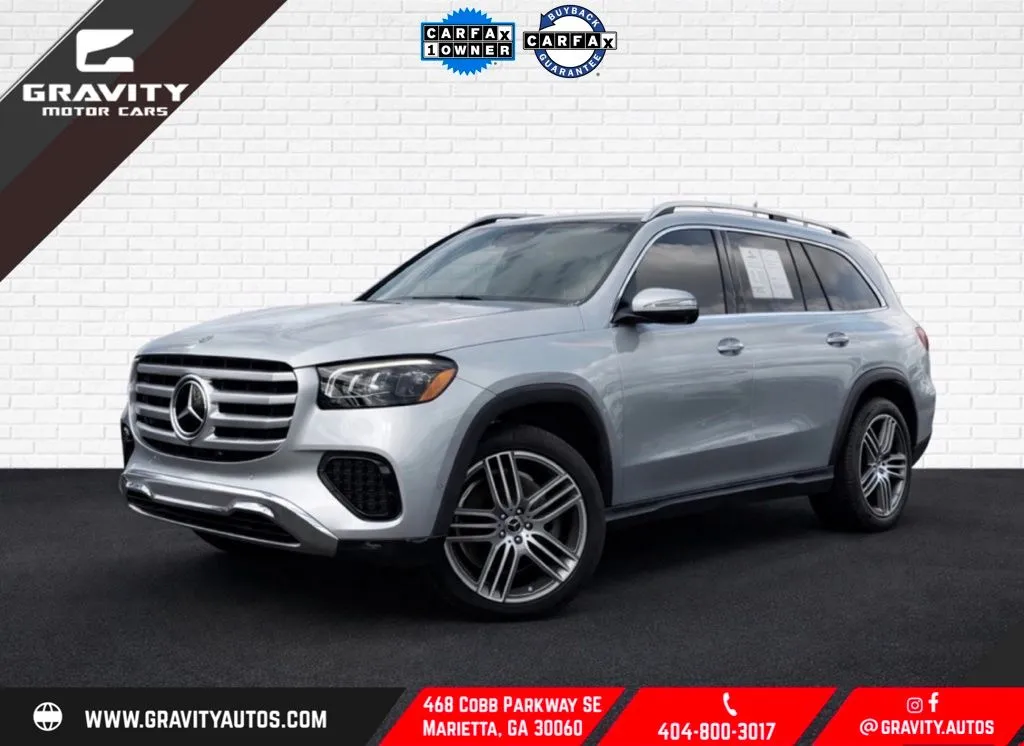 Silver 2024 Mercedes-Benz GLS 450 for sale in Marietta, GA