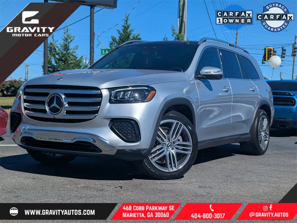 Silver 2024 Mercedes-Benz GLS 450 for sale in Marietta, GA