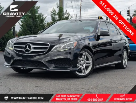 Black 2014 Mercedes-Benz E-Class E 350 for sale in Marietta, GA