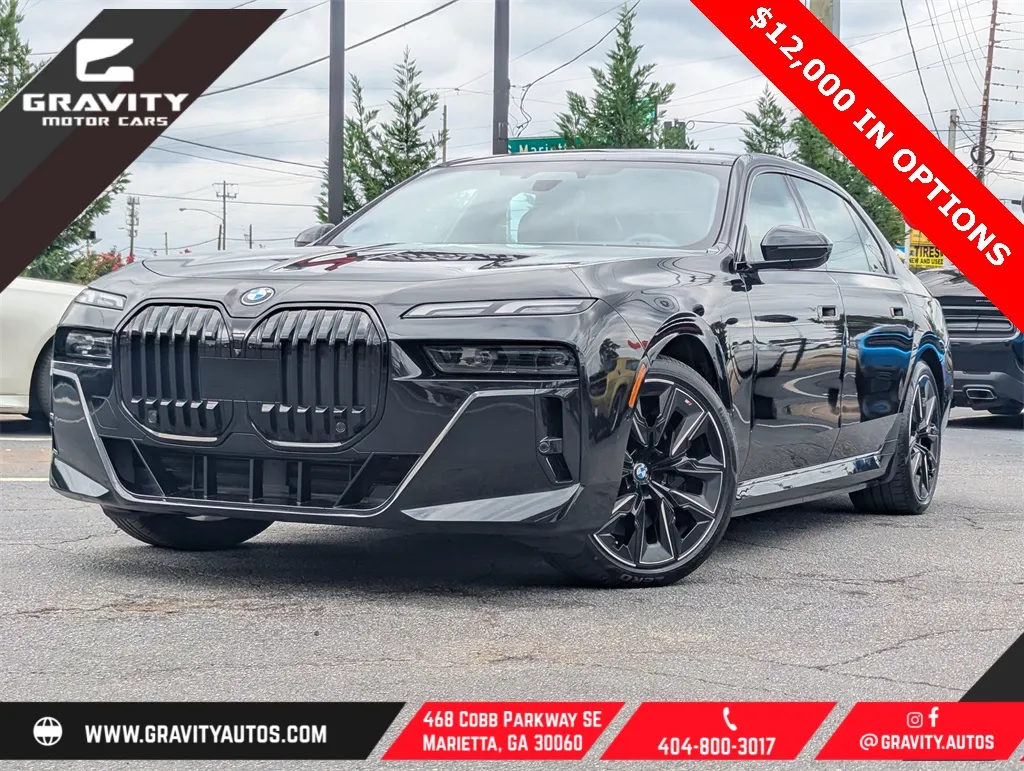 Black 2023 BMW i7 xDrive60 for sale in Marietta, GA