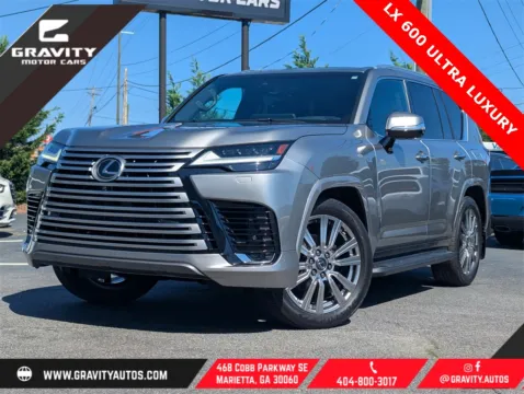 Silver 2022 Lexus LX 600 Ultra Luxury for sale in Marietta, GA