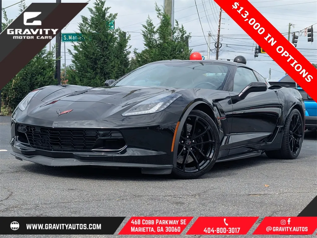Black 2017 Chevrolet Corvette Grand Sport for sale in Marietta, GA