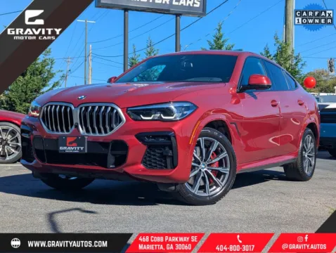 Red 2023 BMW X6 xDrive40i for sale in Marietta, GA
