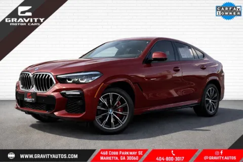 Red 2023 BMW X6 xDrive40i for sale in Marietta, GA