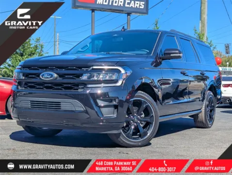Black 2022 Ford Expedition Max Limited for sale in Marietta, GA