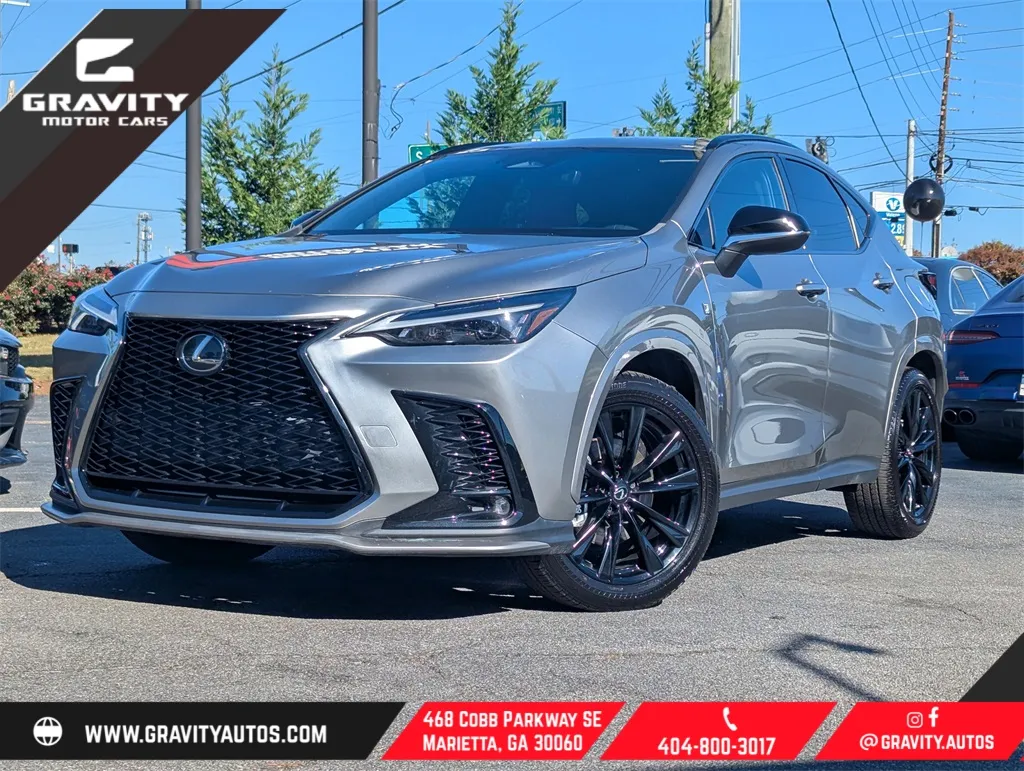 Silver 2022 Lexus NX 350 F SPORT Handling for sale in Marietta, GA