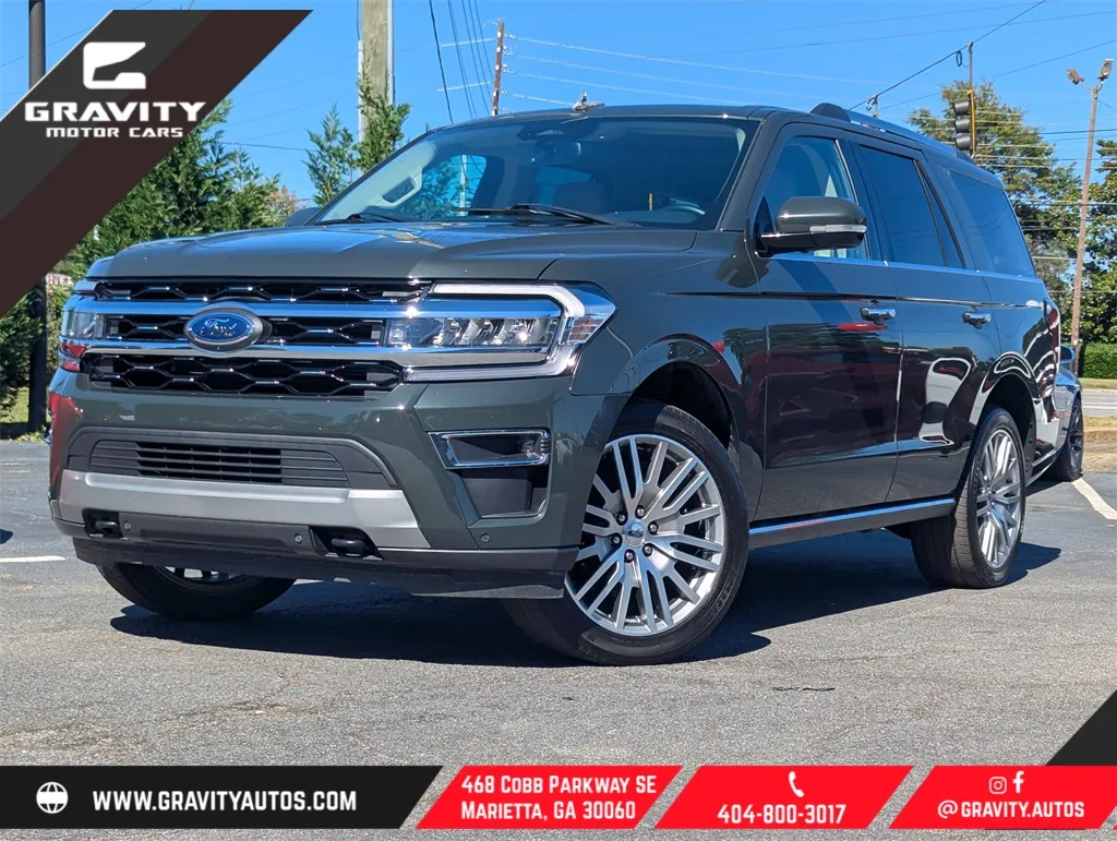 Green 2022 Ford Expedition Limited for sale in Marietta, GA