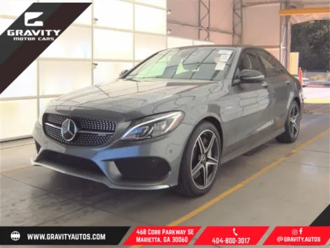 Gray 2017 Mercedes-Benz C-Class C 43 AMG for sale in Marietta, GA