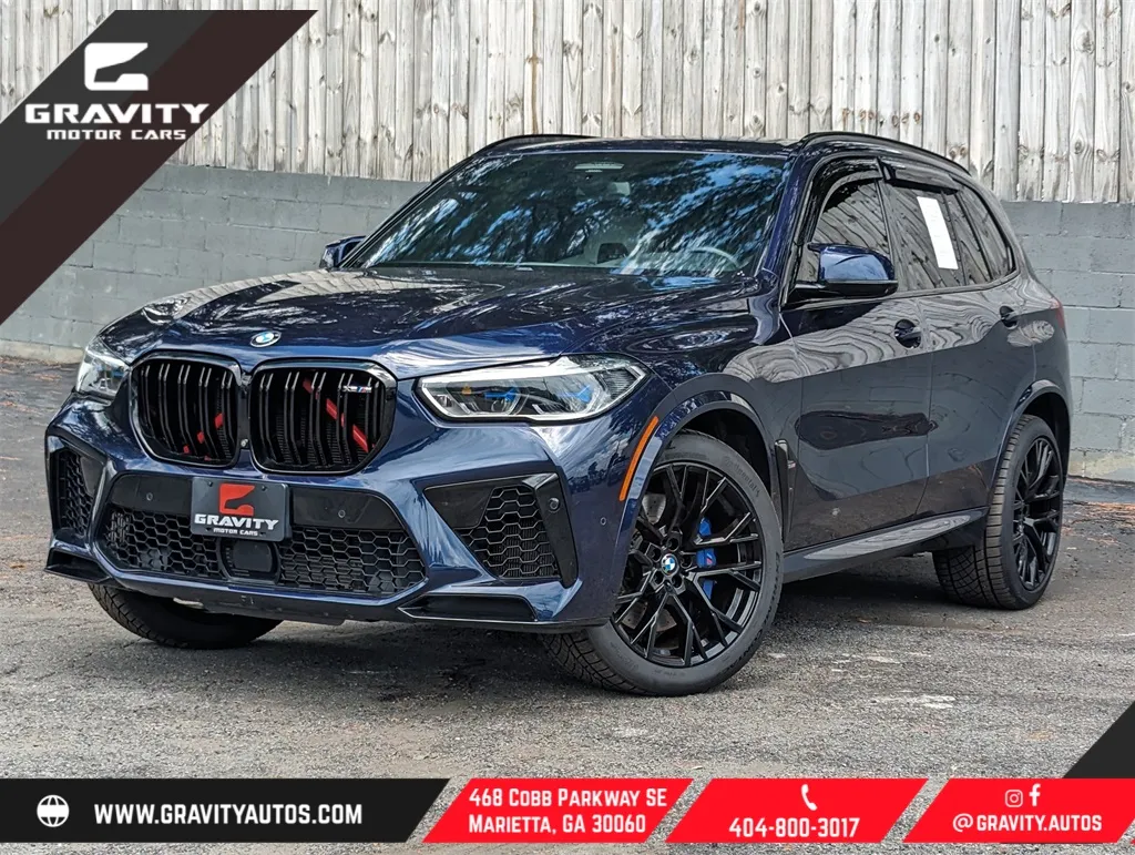 Blue 2021 BMW X5 M for sale in Marietta, GA